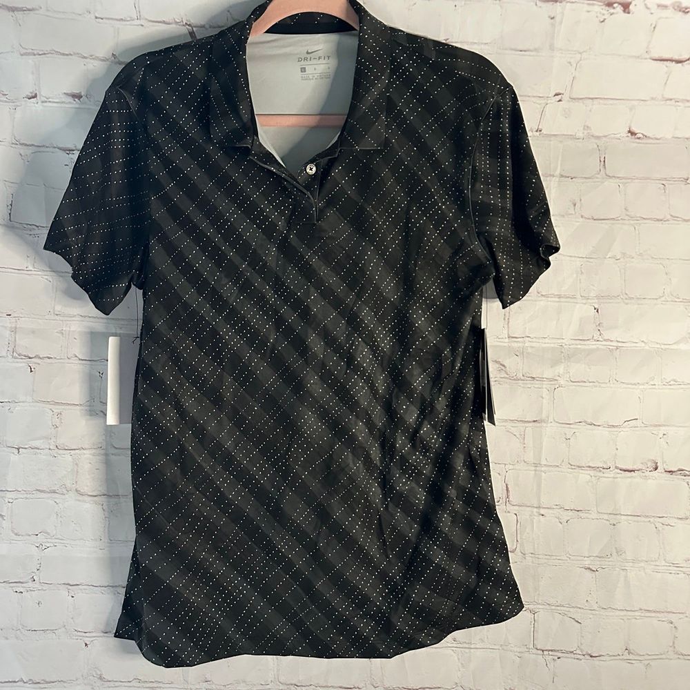 Nike Dri-FIT UV Print Golf Shirt (AJ5337-010) L NWT